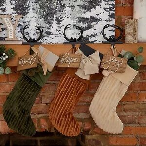 Kirklands 3 Piece Velvet Stockings